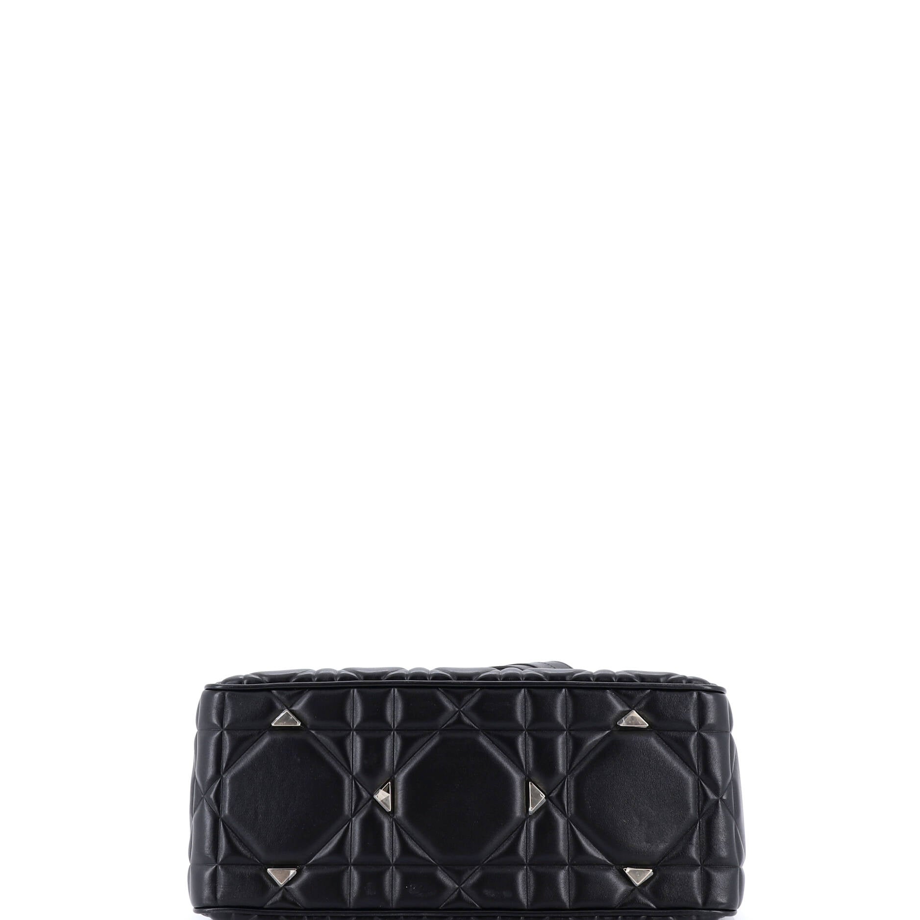 Lady 95.22 Bag Cannage Embossed Leather Large