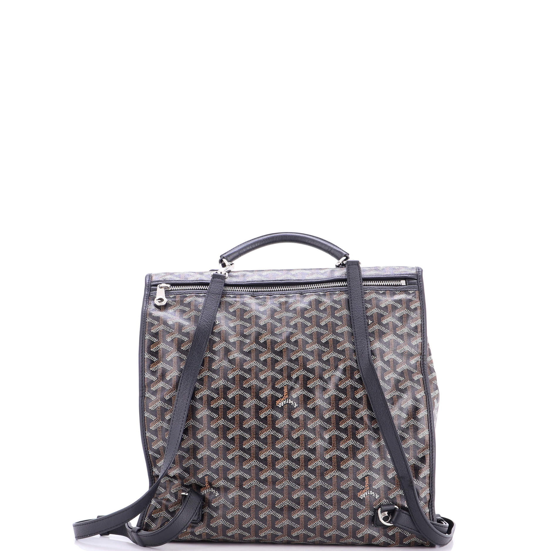 Saint Leger Briefcase Backpack Coated Canvas