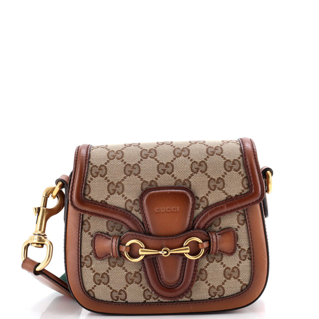 Lady Web Shoulder Bag GG Canvas Small