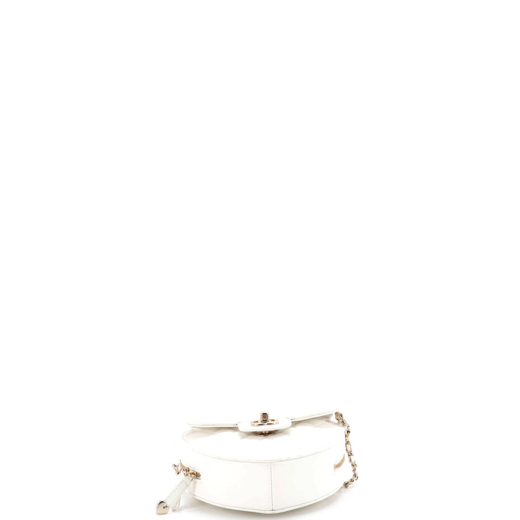 CC in Love Heart Bag Quilted Lambskin