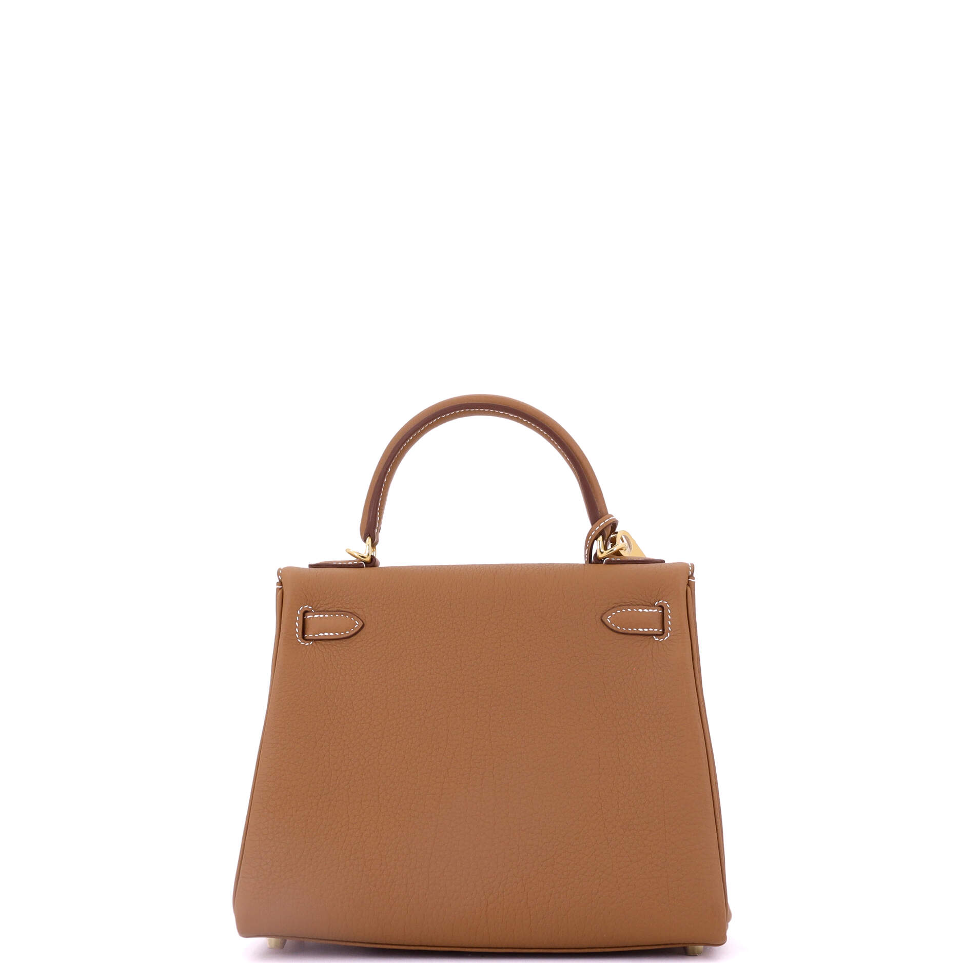 Kelly Handbag Gold Togo with Gold Hardware 25