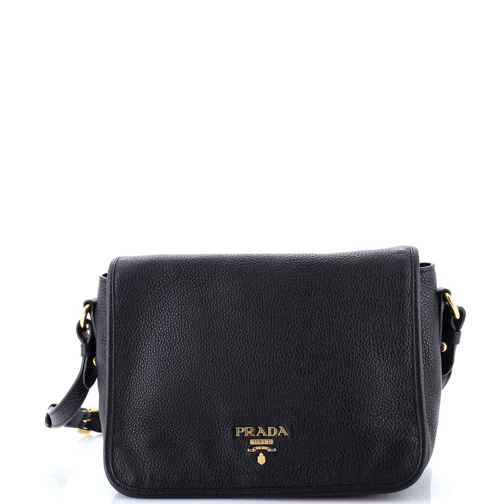 Flap Messenger Bag Vitello Phenix Medium
