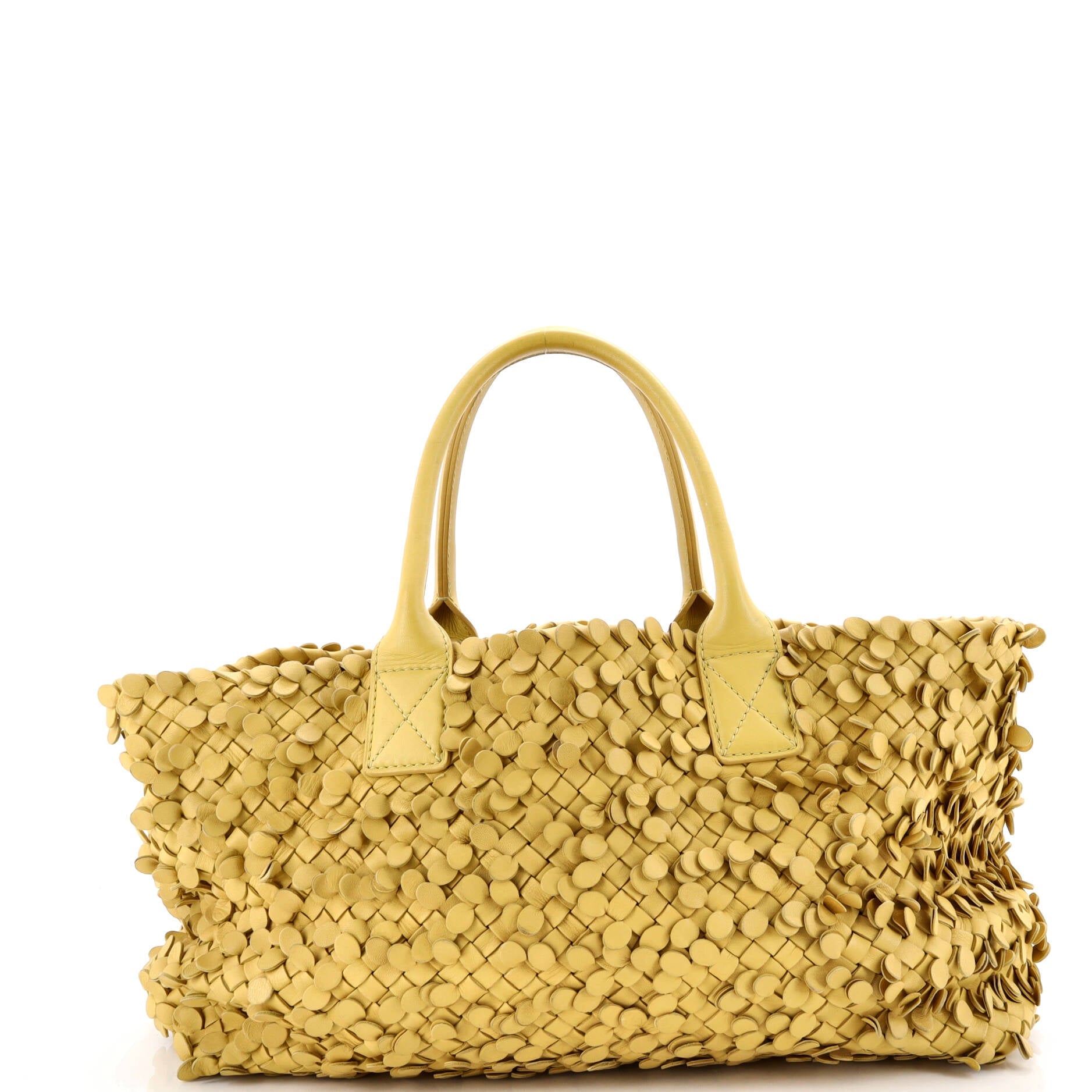 Poussin Paillettes Cabat Handbag Intrecciato Nappa Medium