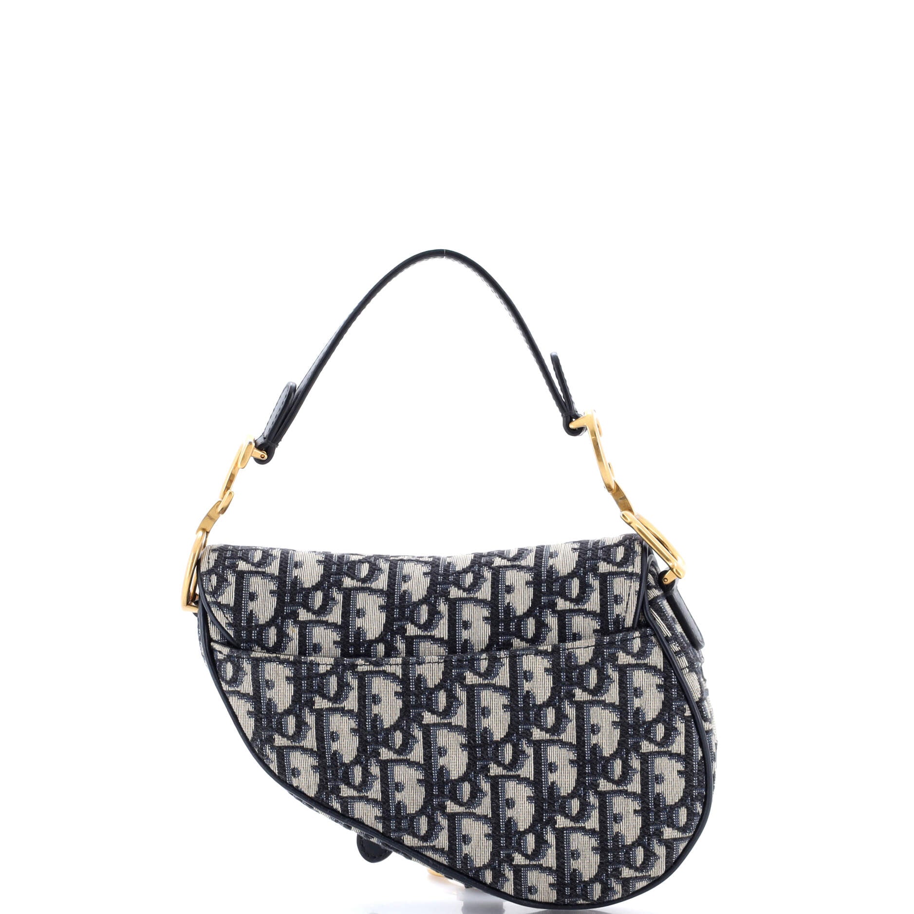 Saddle Handbag Oblique Canvas Mini