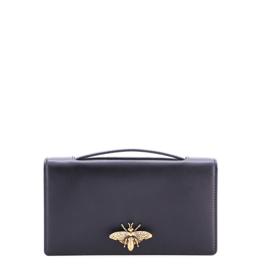 Bee Clutch Leather