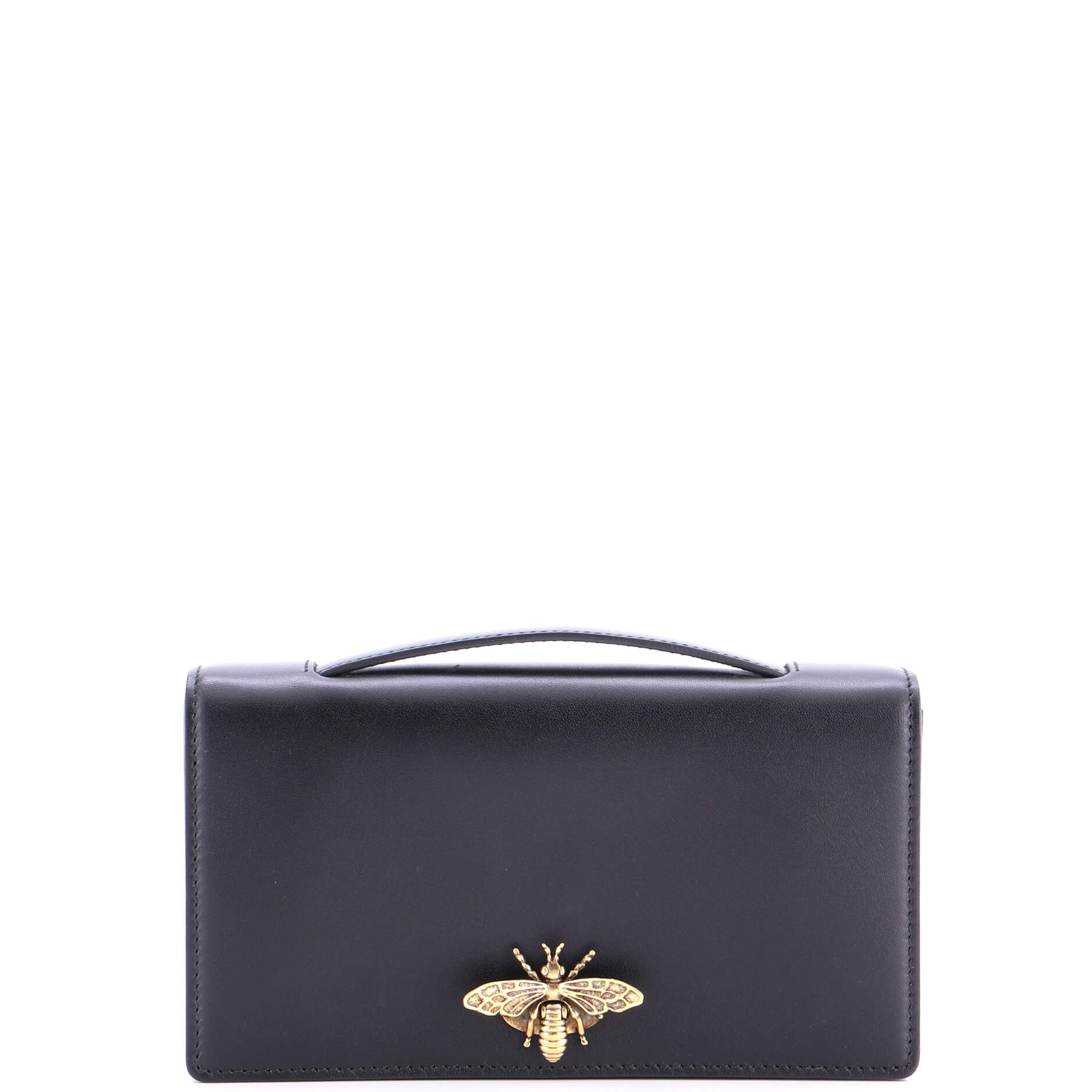 Bee Clutch Leather