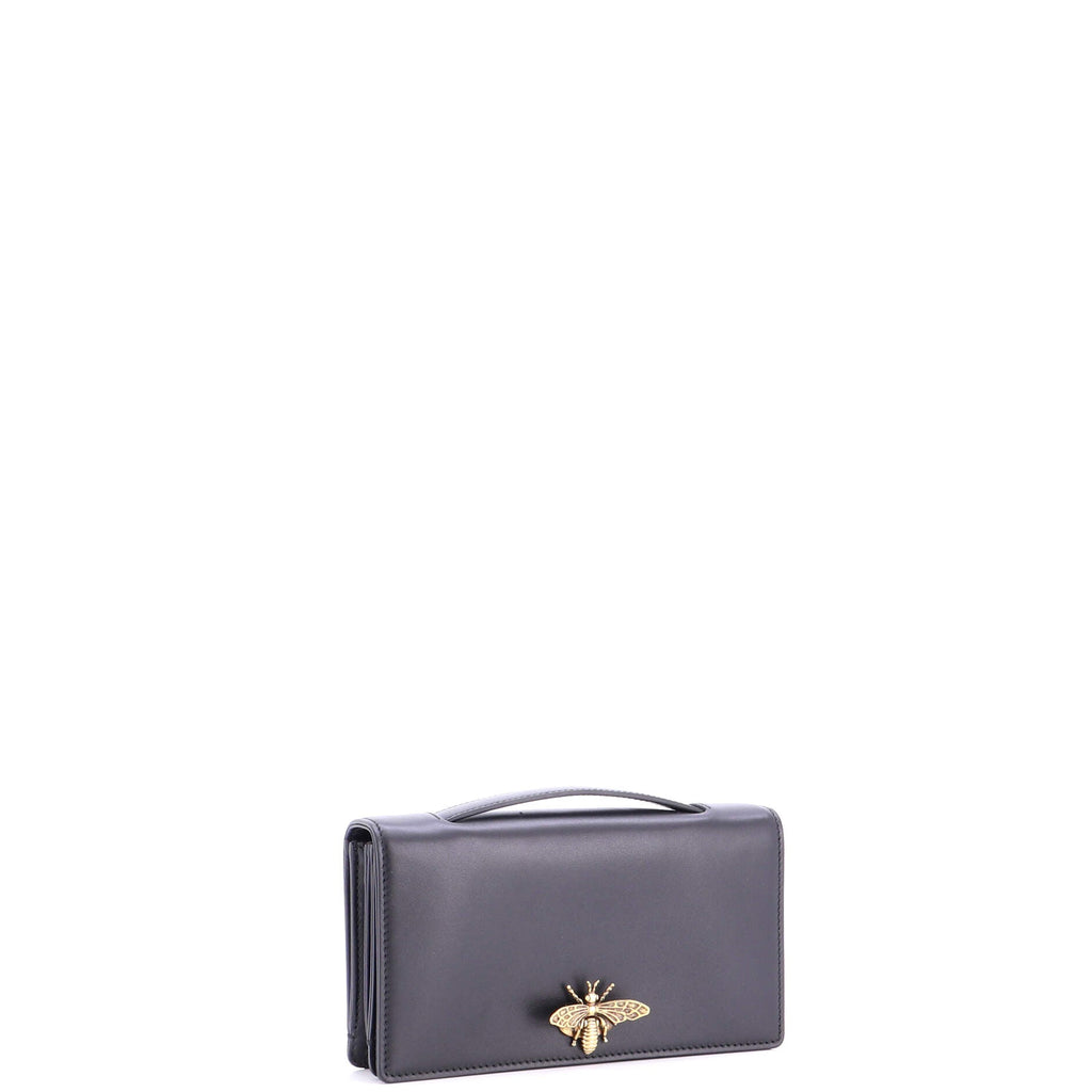 Bee Clutch Leather