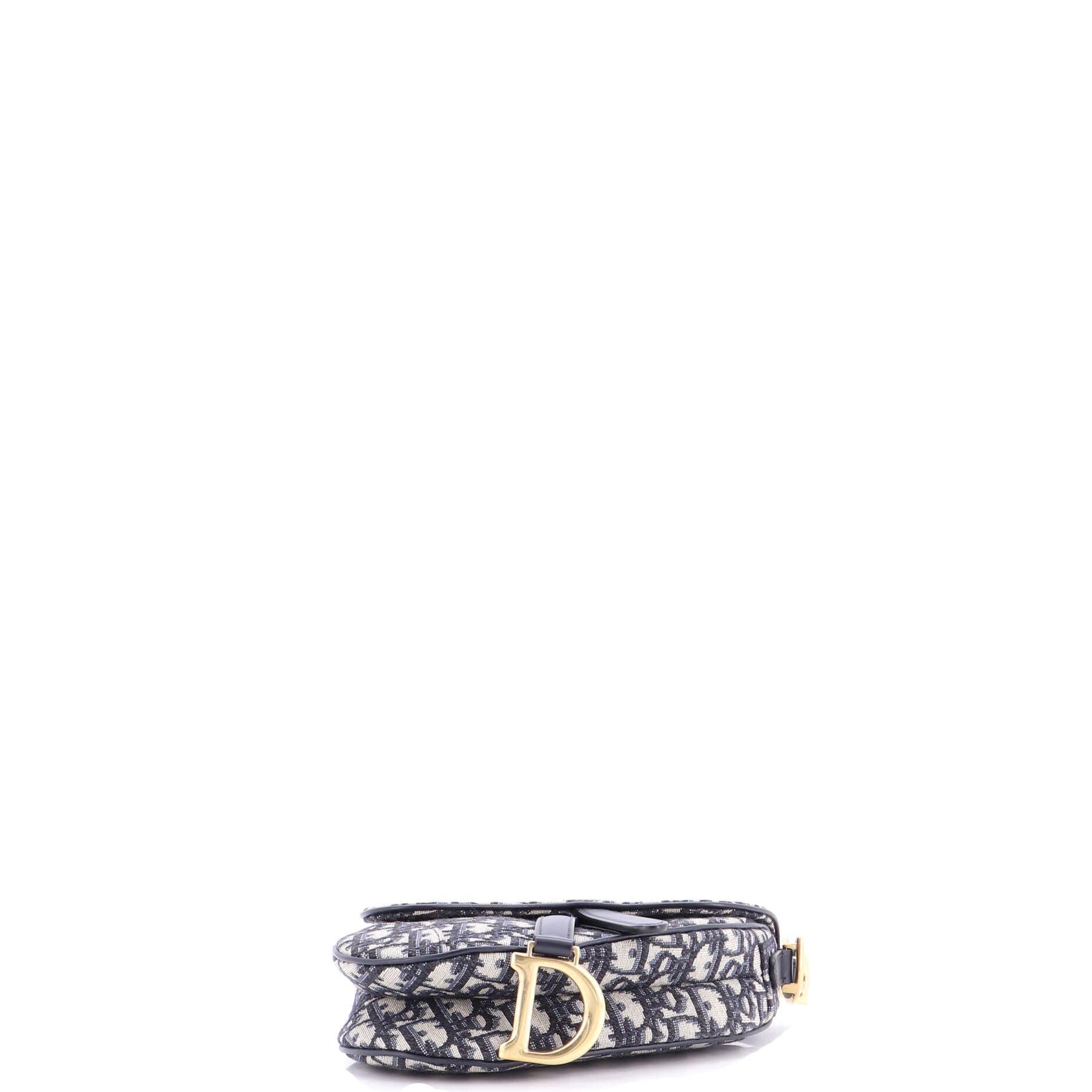 Saddle Handbag Oblique Canvas Mini