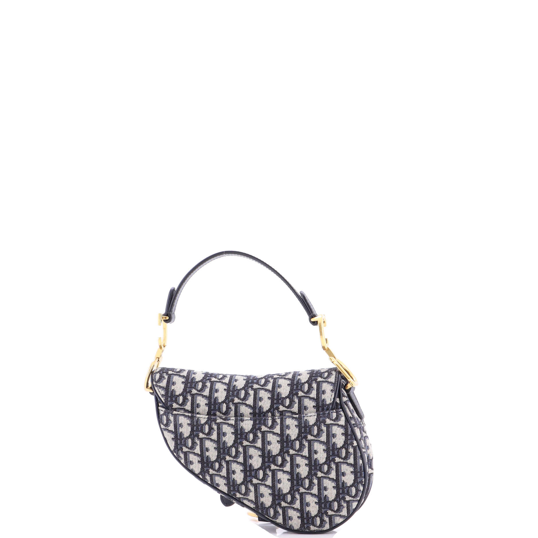 Saddle Handbag Oblique Canvas Mini