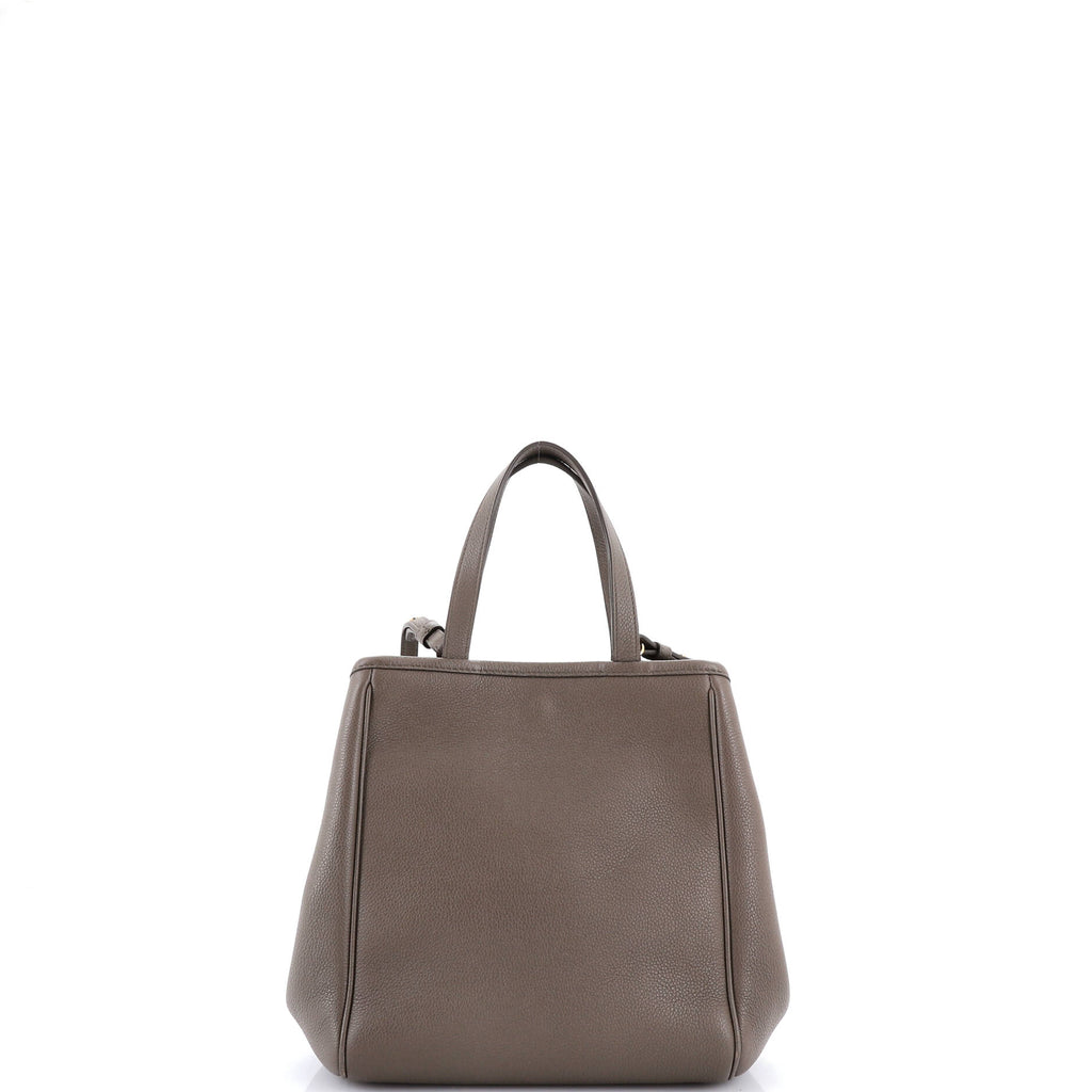 Folded Cabas Leather Small
