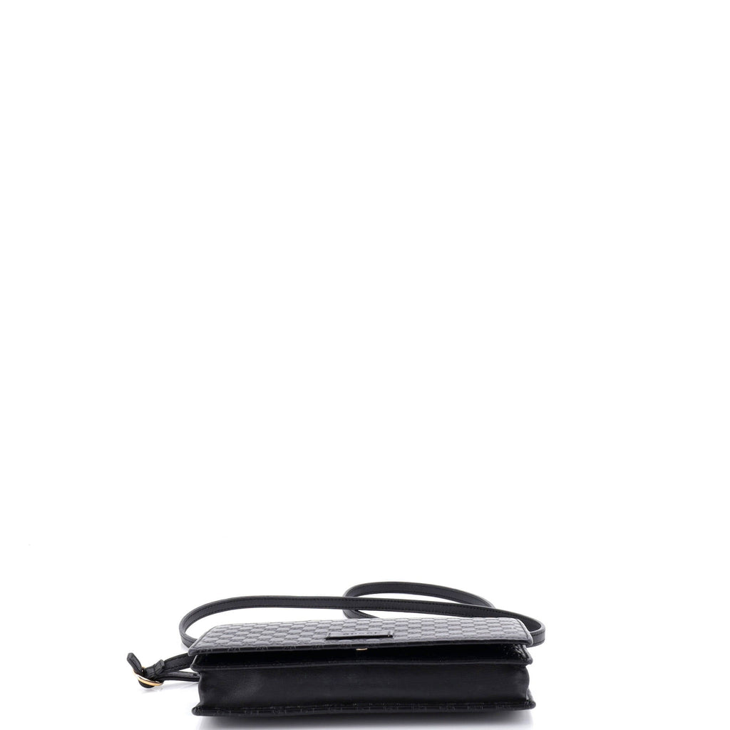 Wallet on Strap Microguccissima Leather