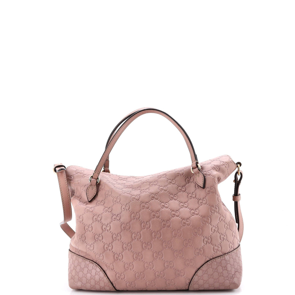 Bree Convertible Top Handle Bag Guccissima Leather Medium