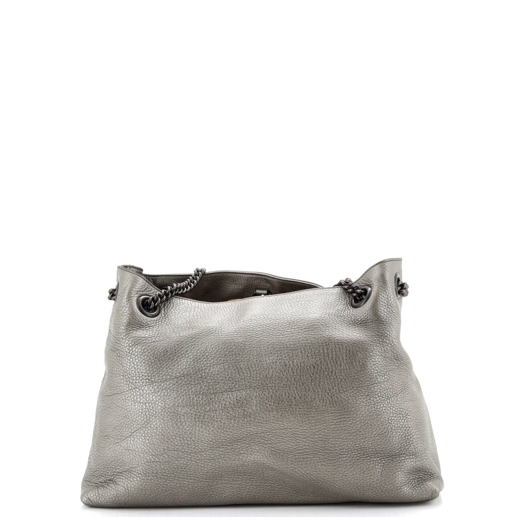 Soho Chain Strap Shoulder Bag Leather Medium