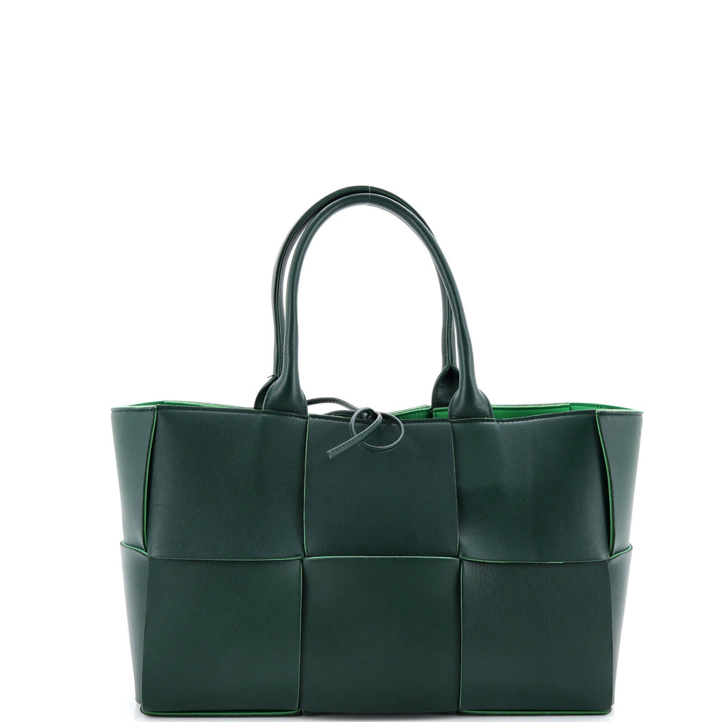 Arco Tote Maxi Intrecciato Leather Small