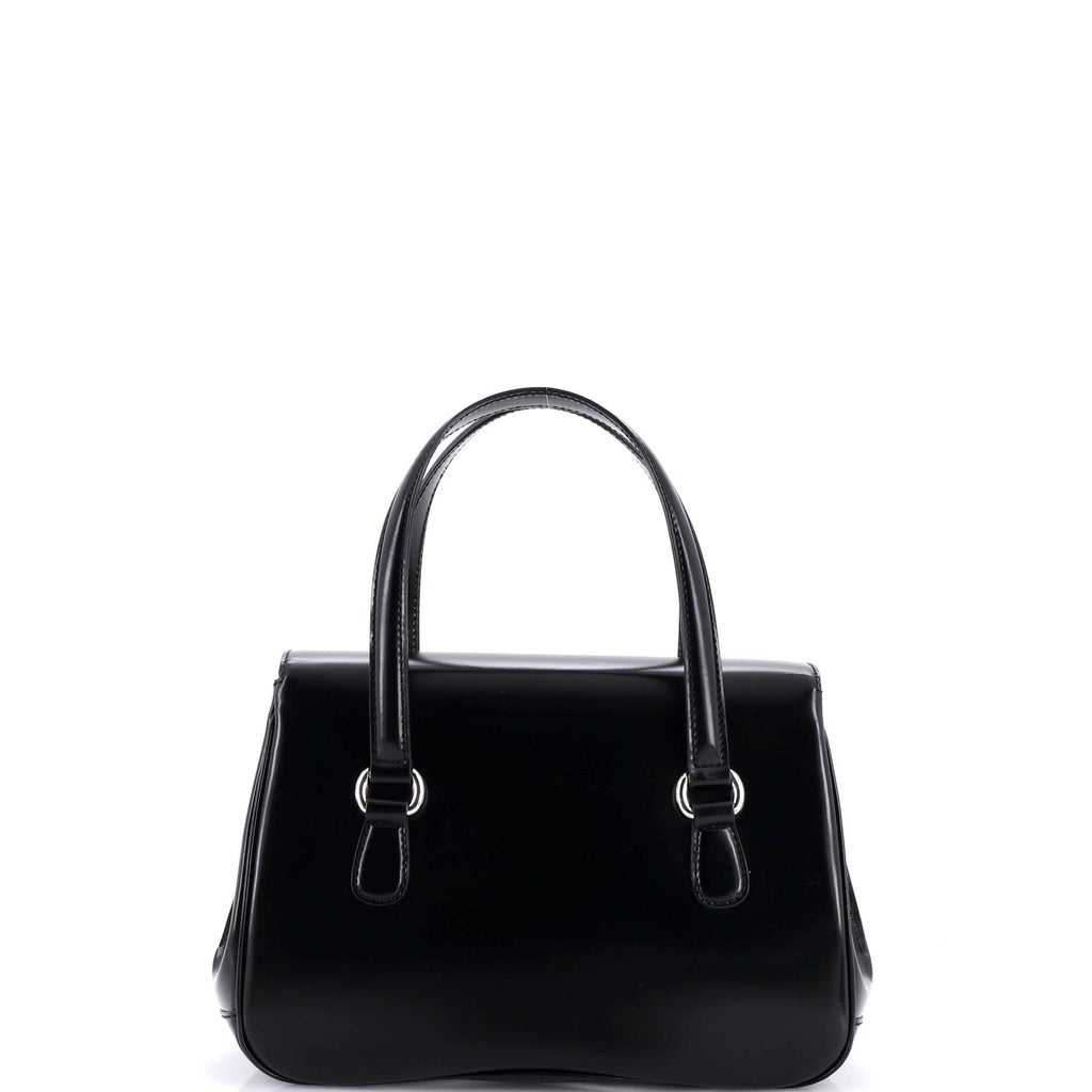 Lady Lock Satchel Leather Medium