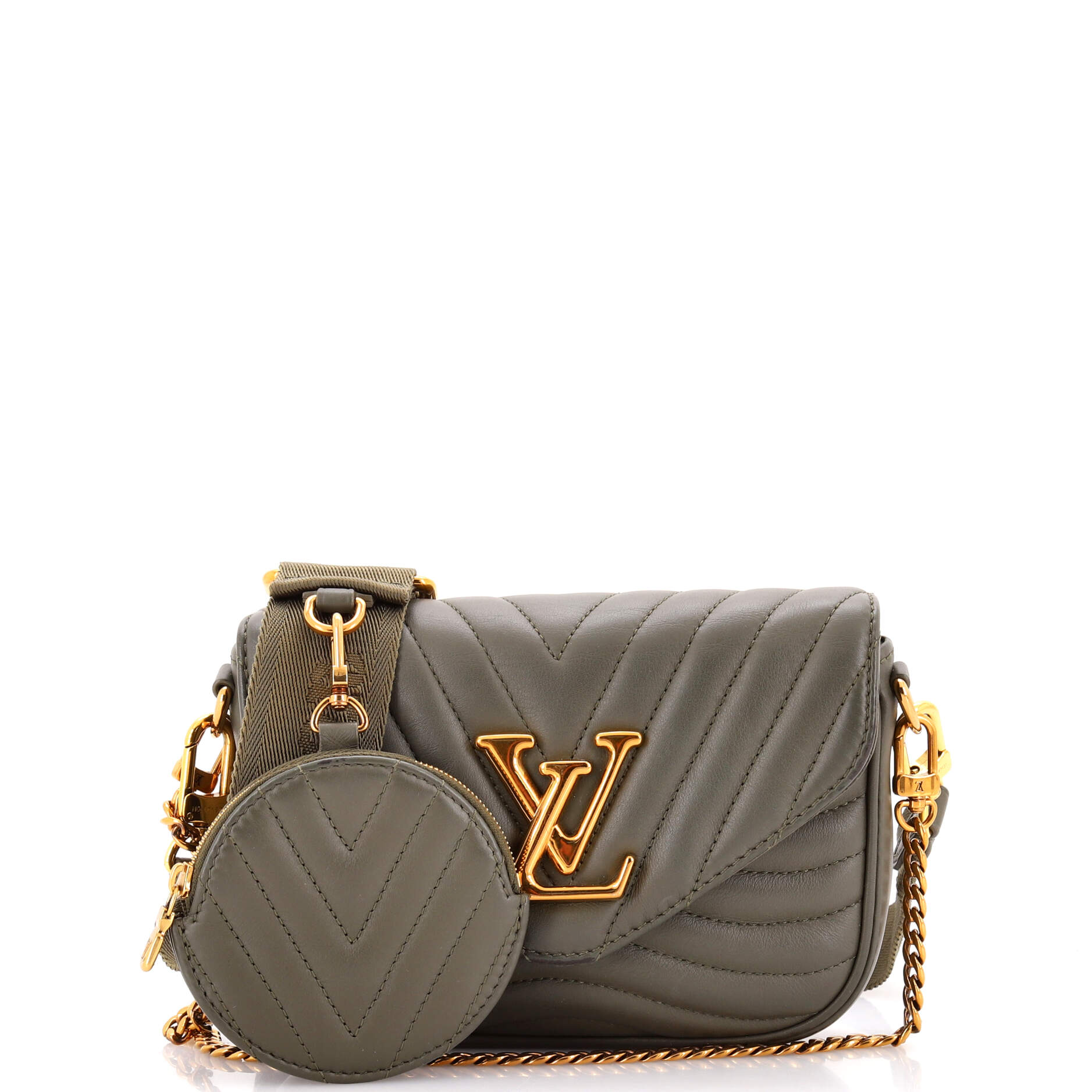 New Wave Multi Pochette Quilted Leather