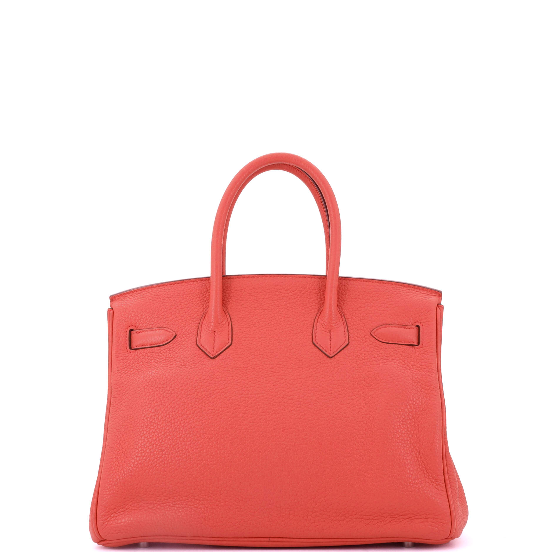 Birkin Handbag Bougainvillier Clemence with Palladium Hardware 30