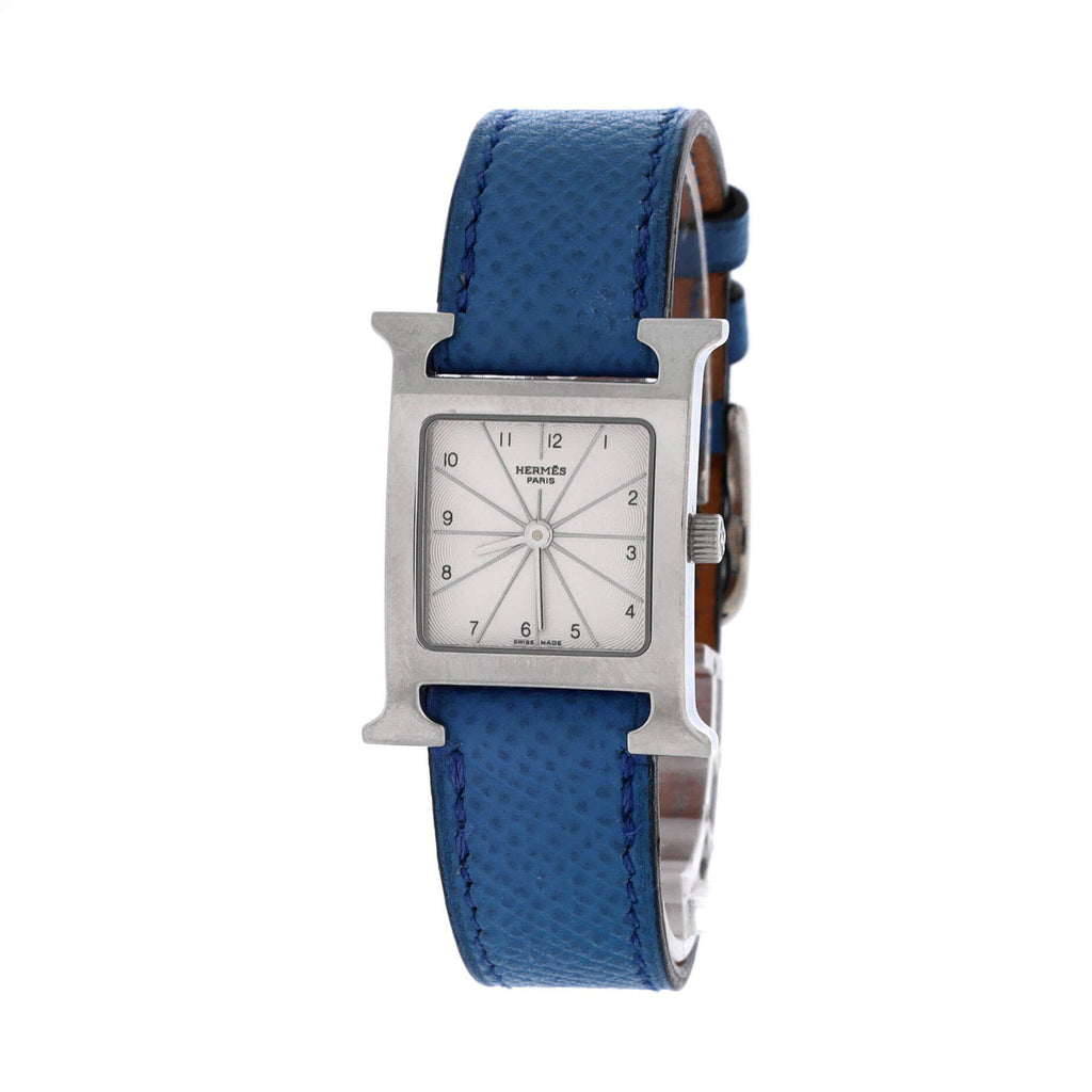 Heure H Quartz Watch Stainless Steel and Leather 21