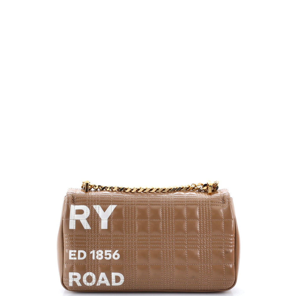 Lola Shoulder Bag Quilted Printed Coated Canvas Small