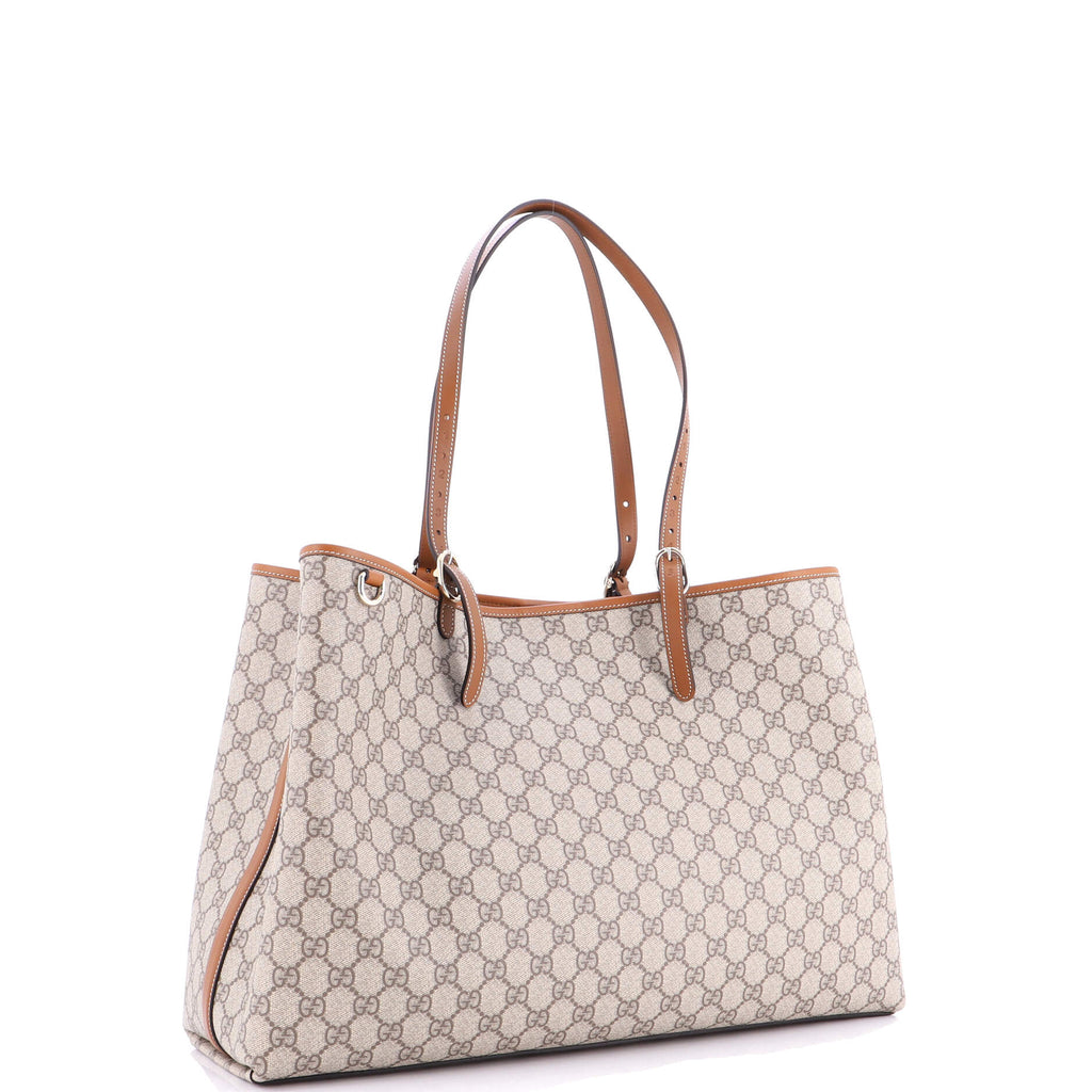 Emblem Tote GG Coated Canvas Maxi