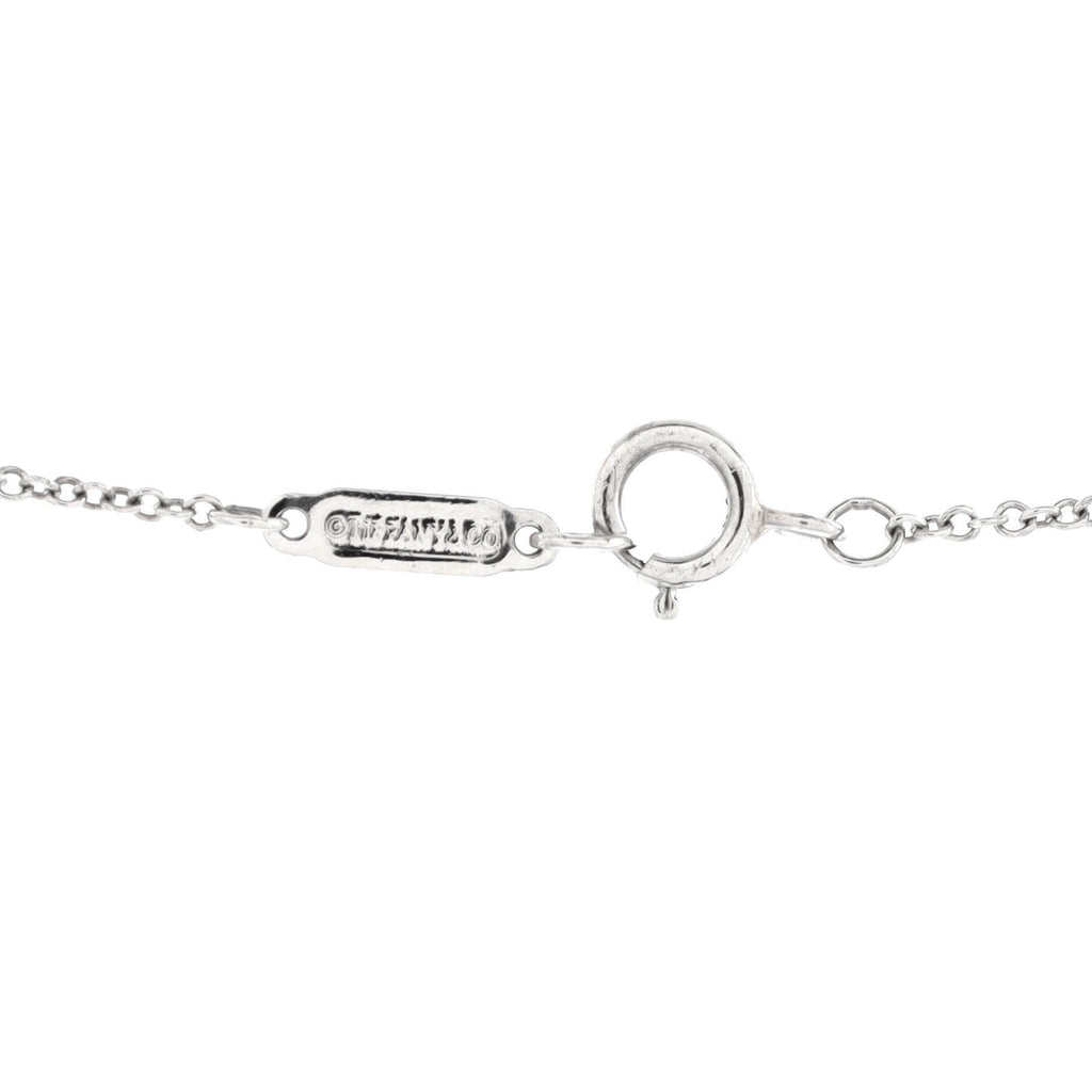 Heart 3 Diamond Pendant Necklace Platinum with Diamonds