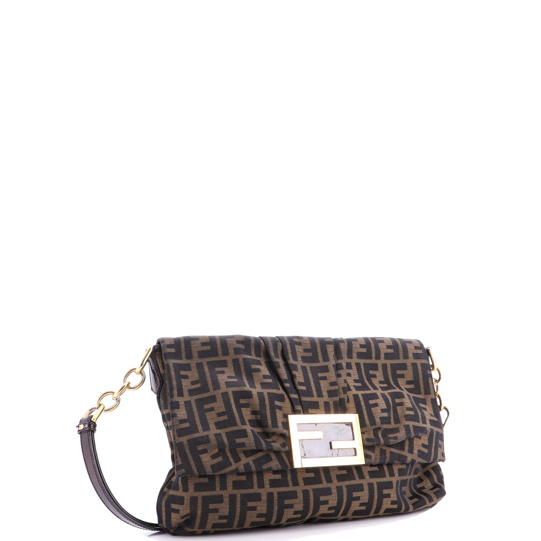 Mia Flap Crossbody Bag Zucca Canvas Medium