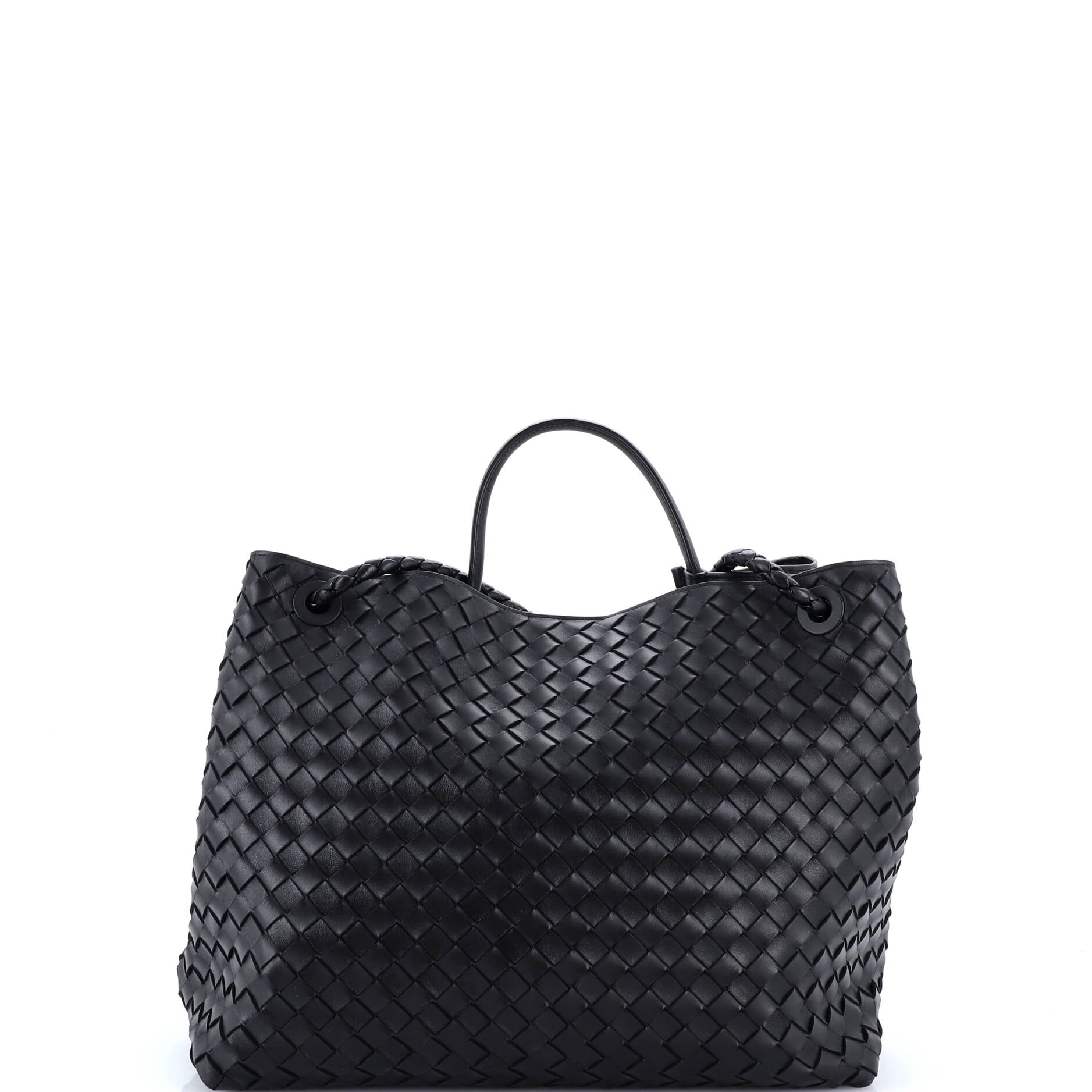 Andiamo Top Handle Bag Intrecciato Nappa Large