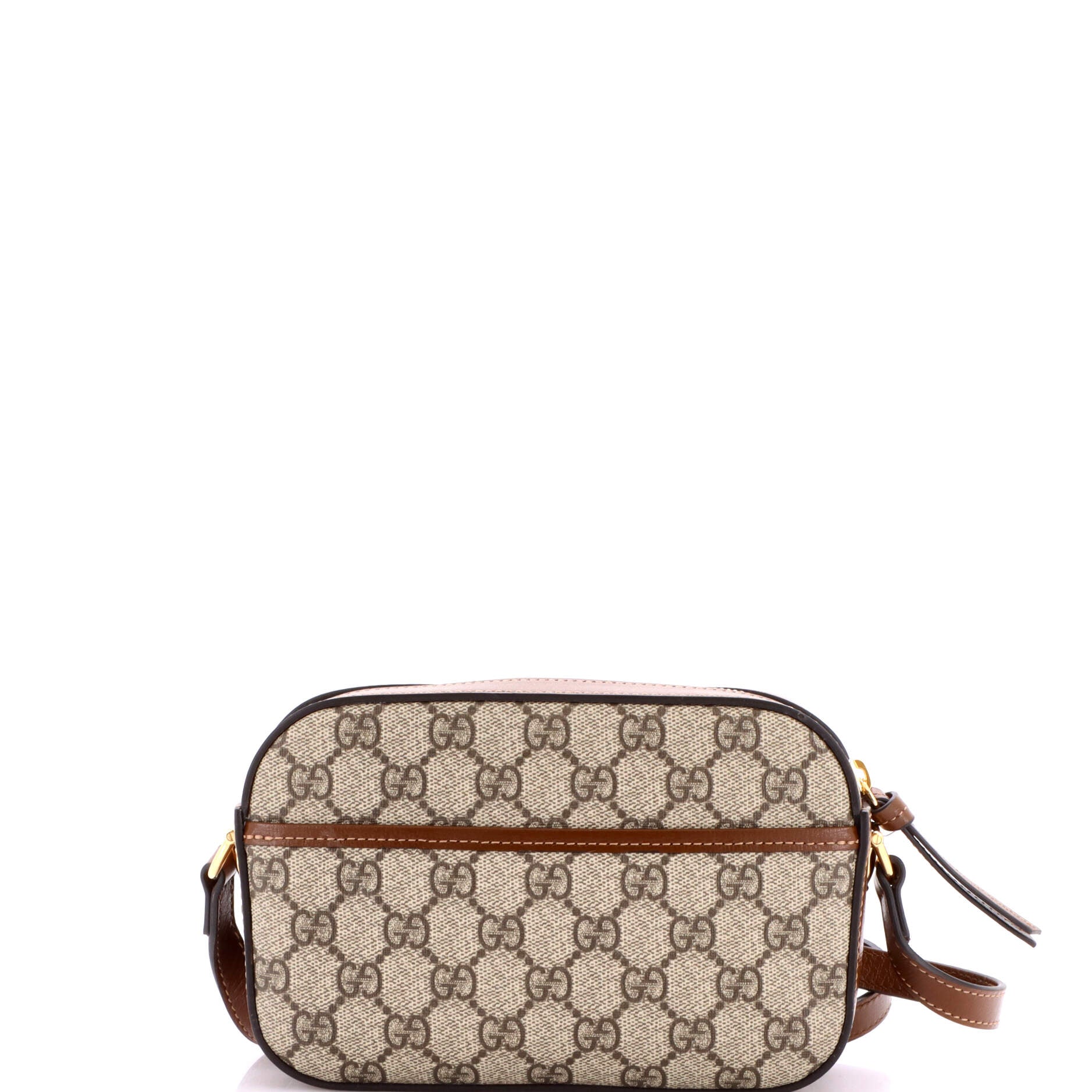 Horsebit 1955 Camera Bag GG Coated Canvas with Leather Small