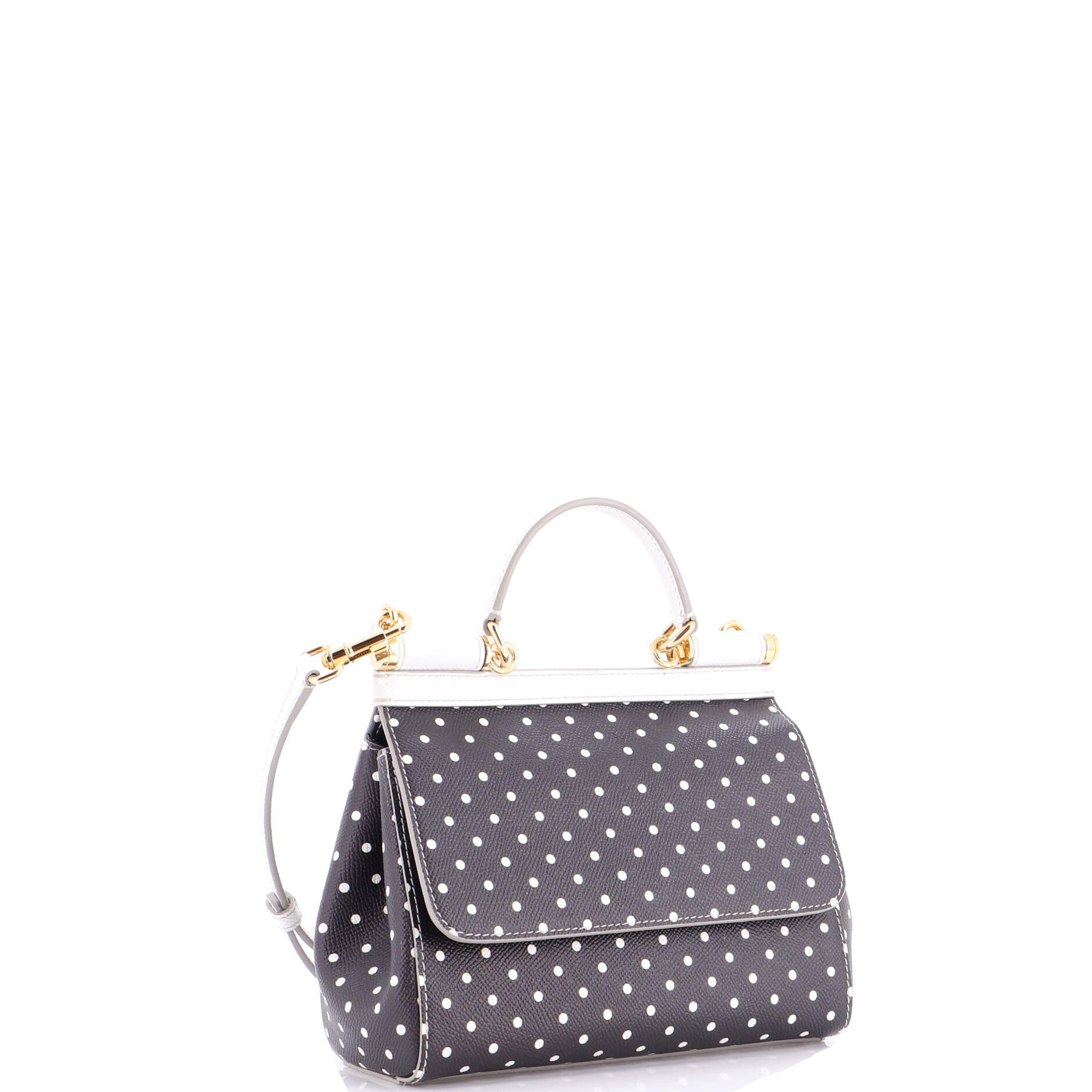 Miss Sicily Bag Printed Leather Small