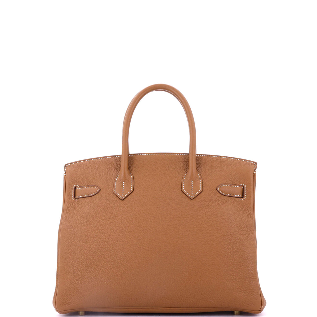 Birkin Handbag Gold Togo with Gold Hardware 30
