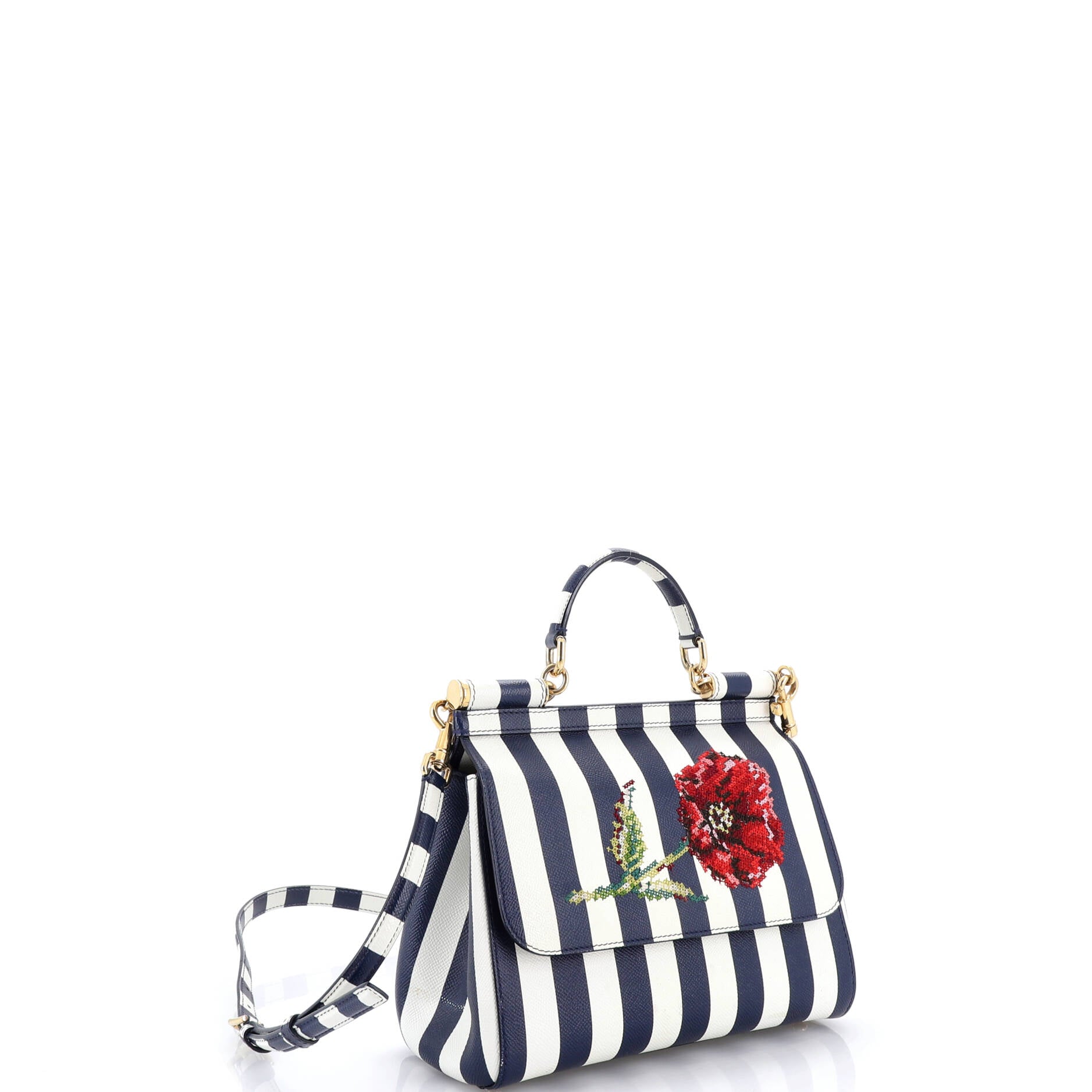 Miss Sicily Bag Printed Leather Medium