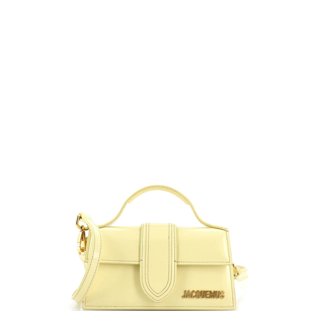 Le Bambino Top Handle Flap Bag Leather