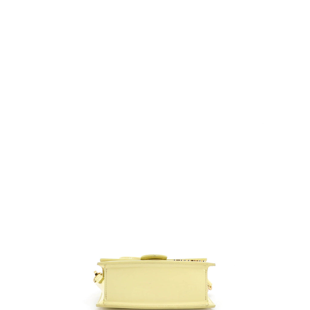 Le Bambino Top Handle Flap Bag Leather