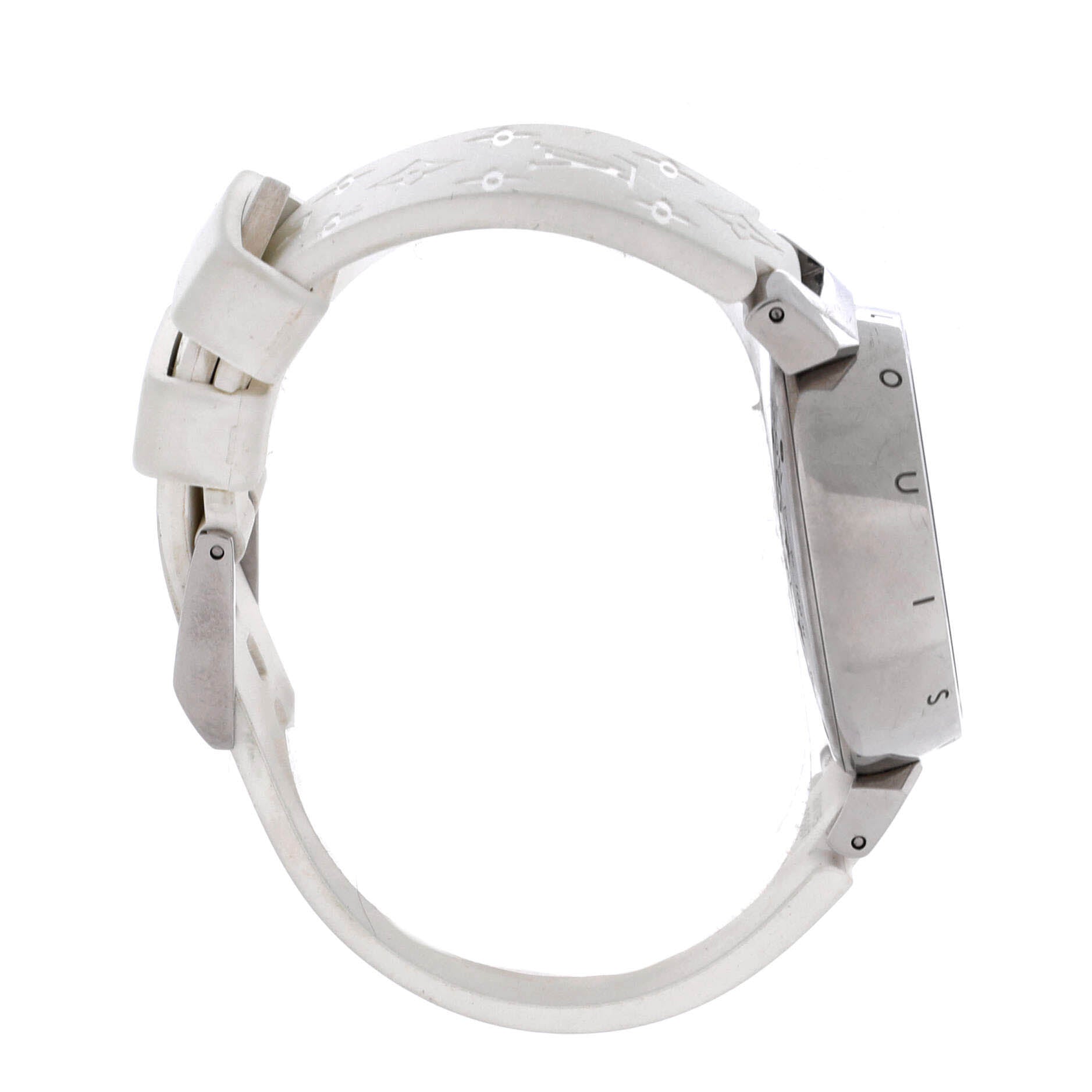 Tambour Lovely Cup Chronograph Quartz Watch Stainless Steel and Rubber 34