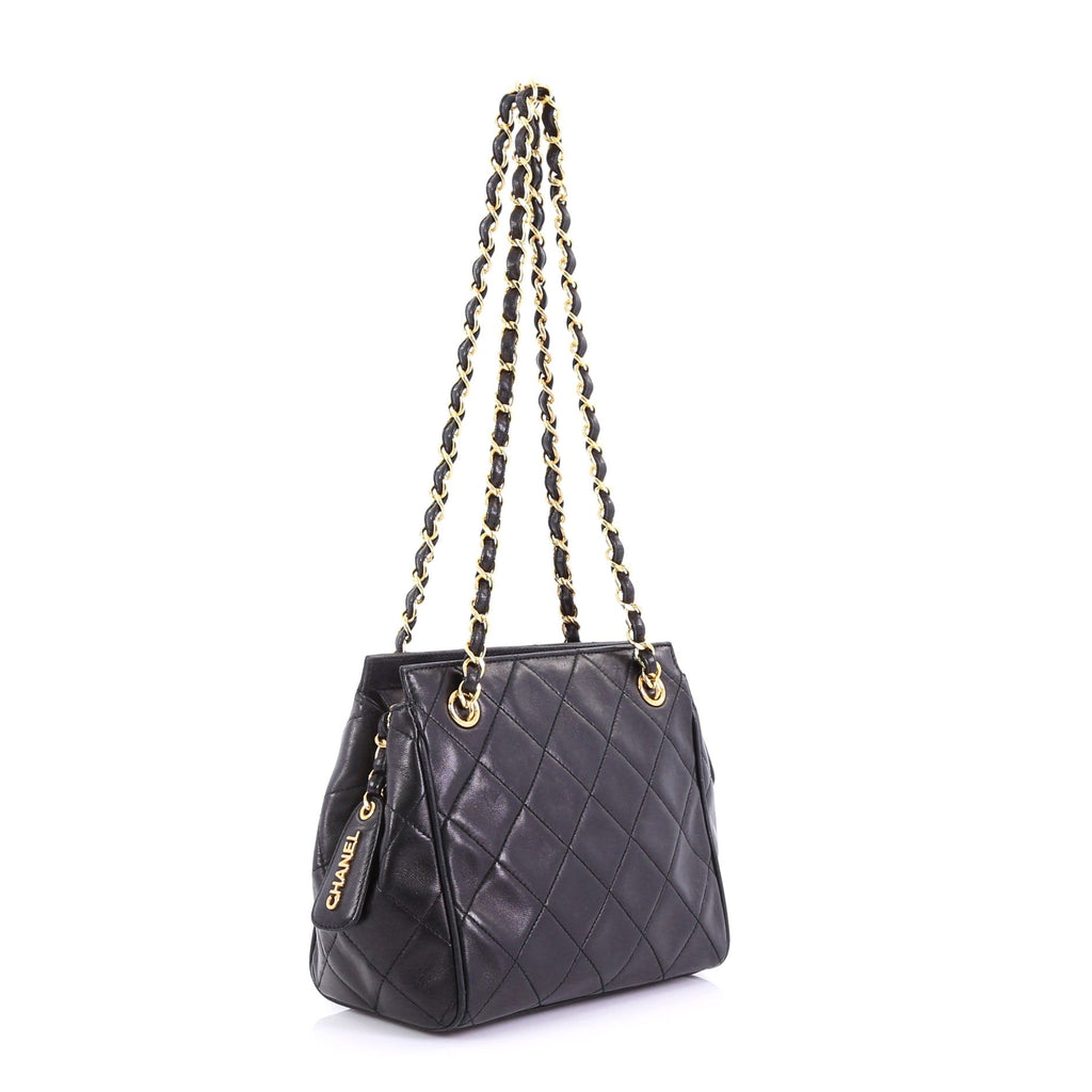 Vintage Chain Tote Quilted Lambskin Mini