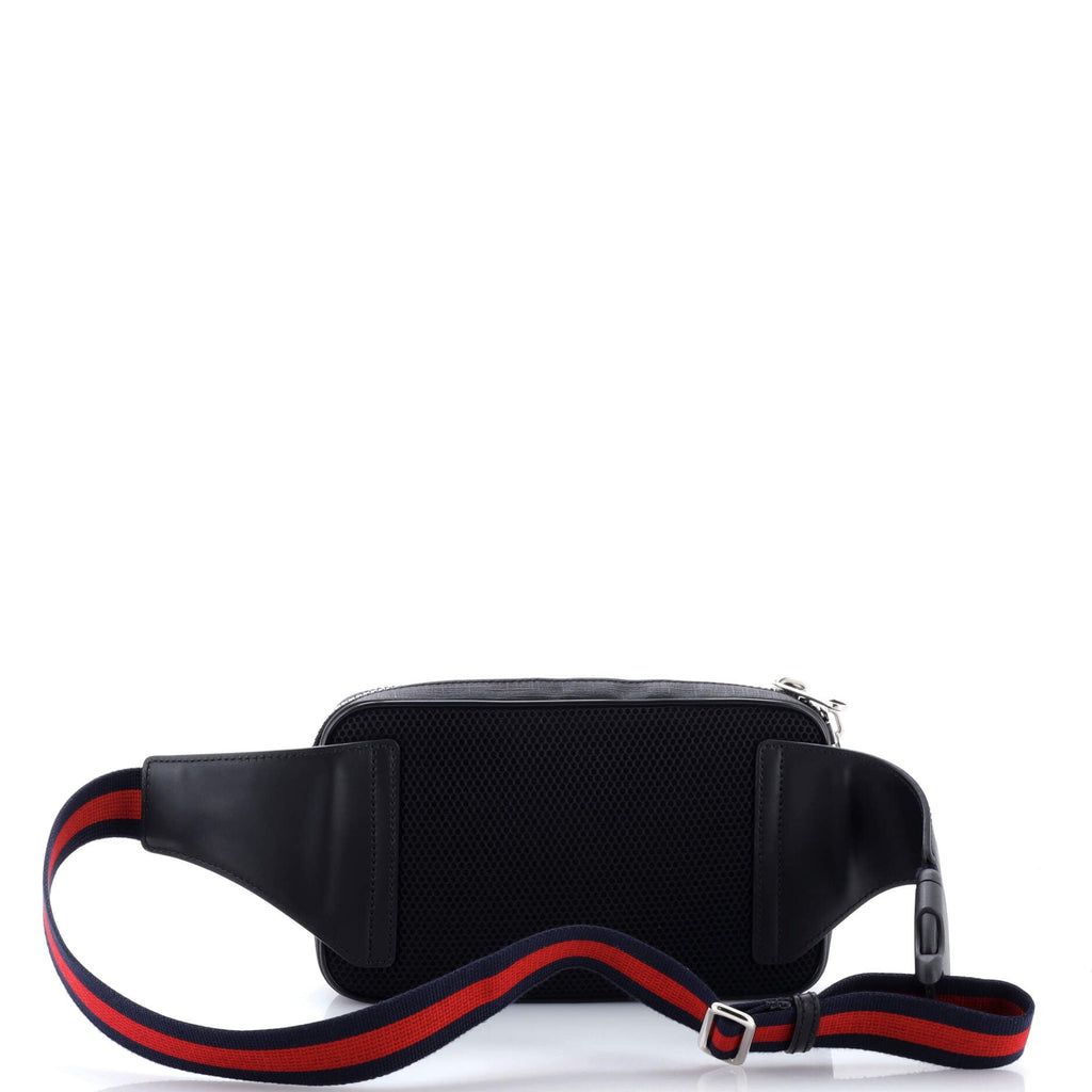Soft Zip Belt Bag GG Coated Canvas Small