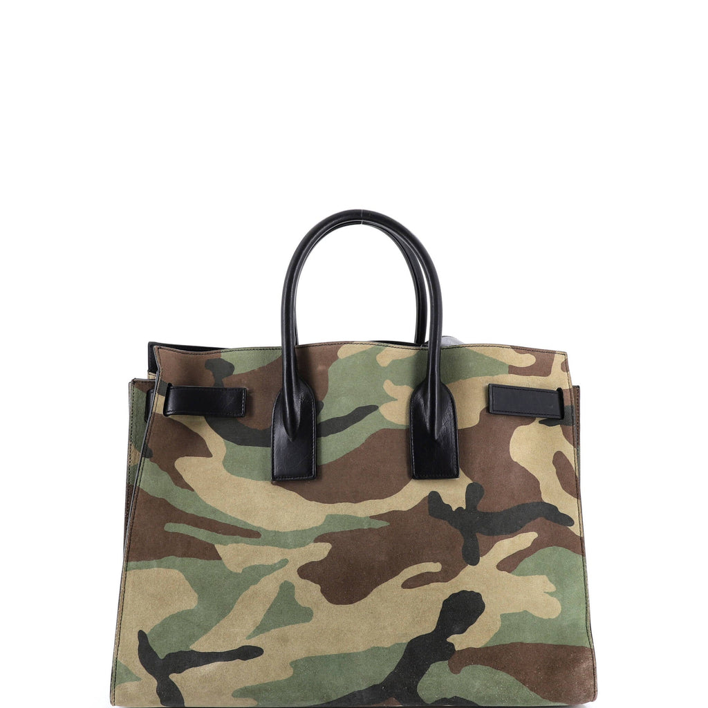 Sac de Jour NM Bag Printed Suede and Leather Large