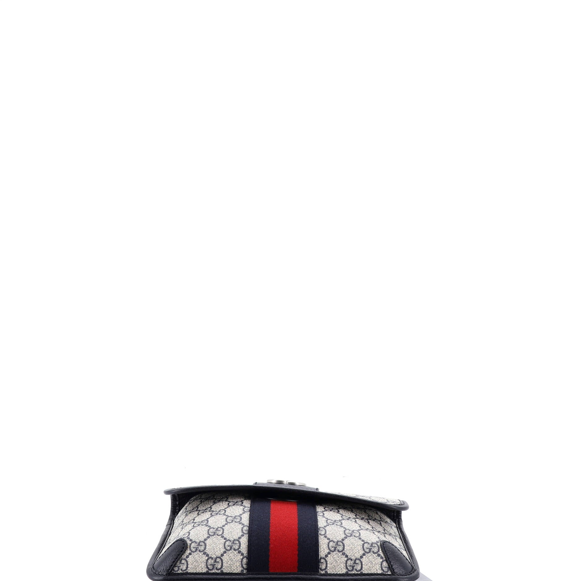 Ophidia Flap Belt Bag GG Coated Canvas with Leather
