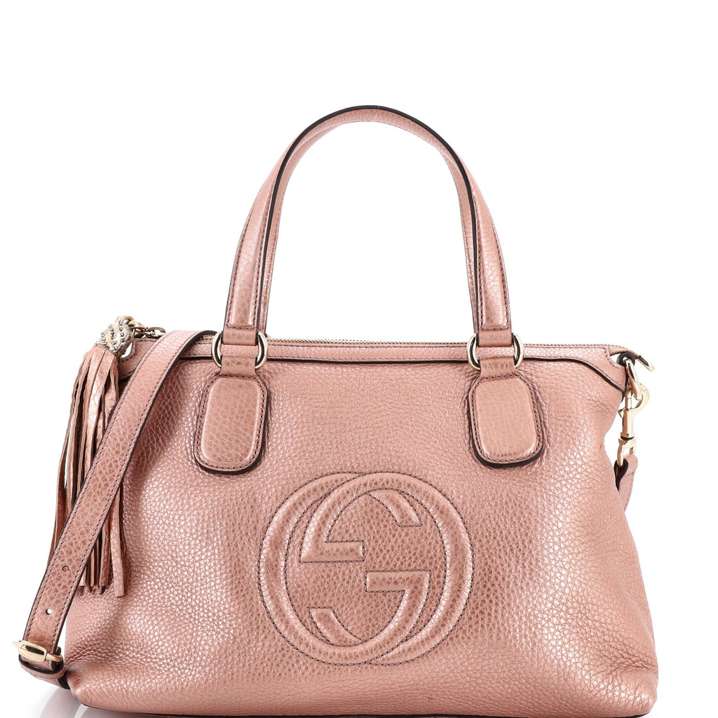 Soho Convertible Soft Top Handle Bag Leather