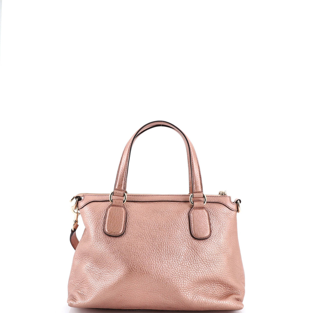 Soho Convertible Soft Top Handle Bag Leather
