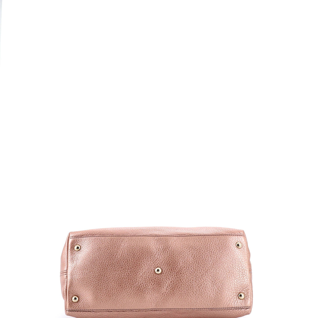 Soho Convertible Soft Top Handle Bag Leather