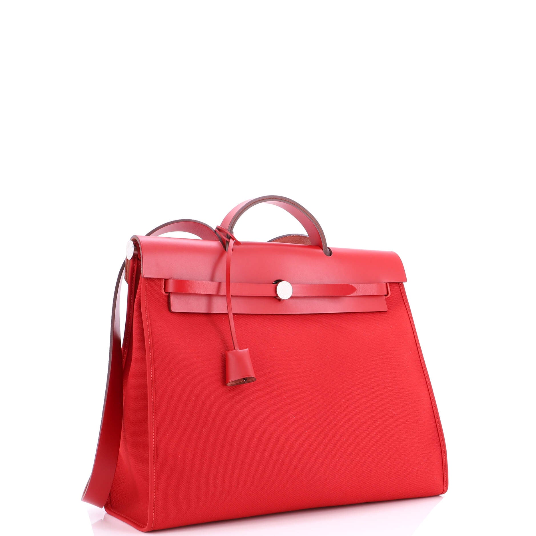 Herbag Zip Leather and Toile 39