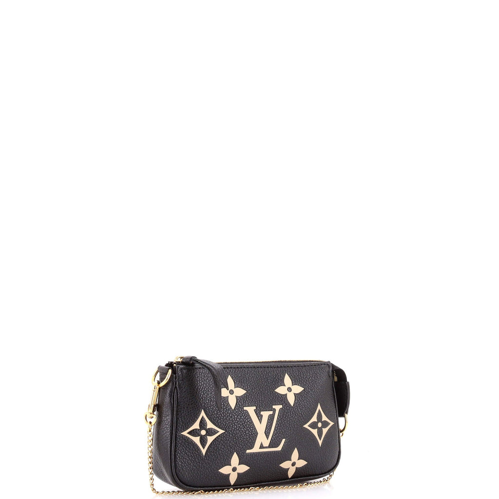 Pochette Accessoires Bicolor Monogram Empreinte Giant Mini