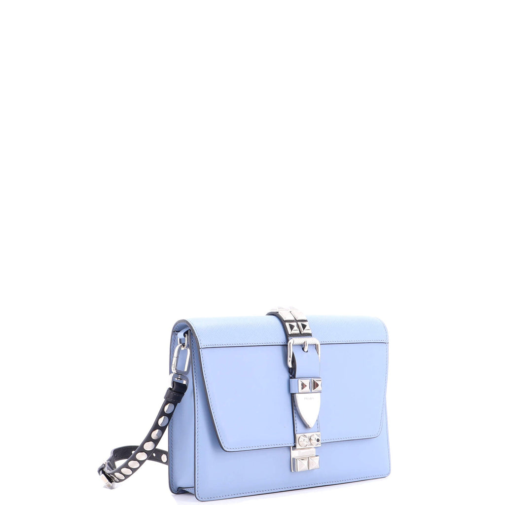 Elektra Shoulder Bag Studded Leather Small