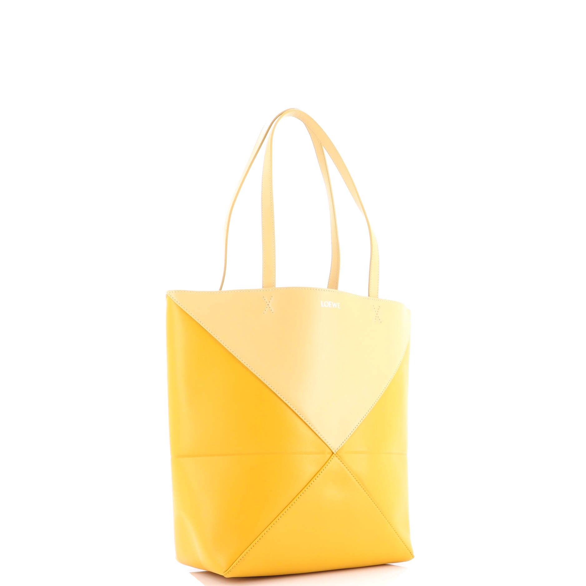 Puzzle Fold Tote Leather Medium