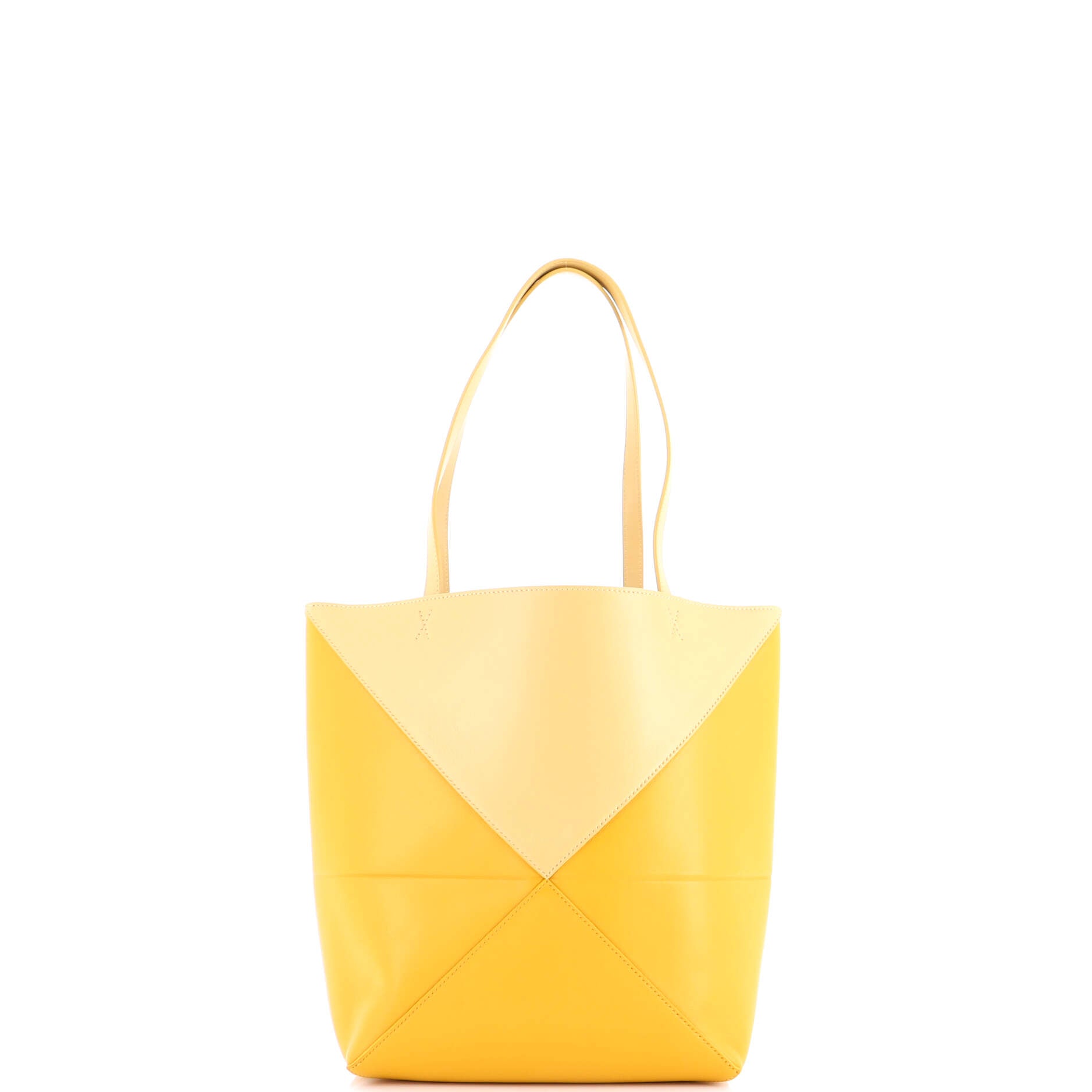 Puzzle Fold Tote Leather Medium