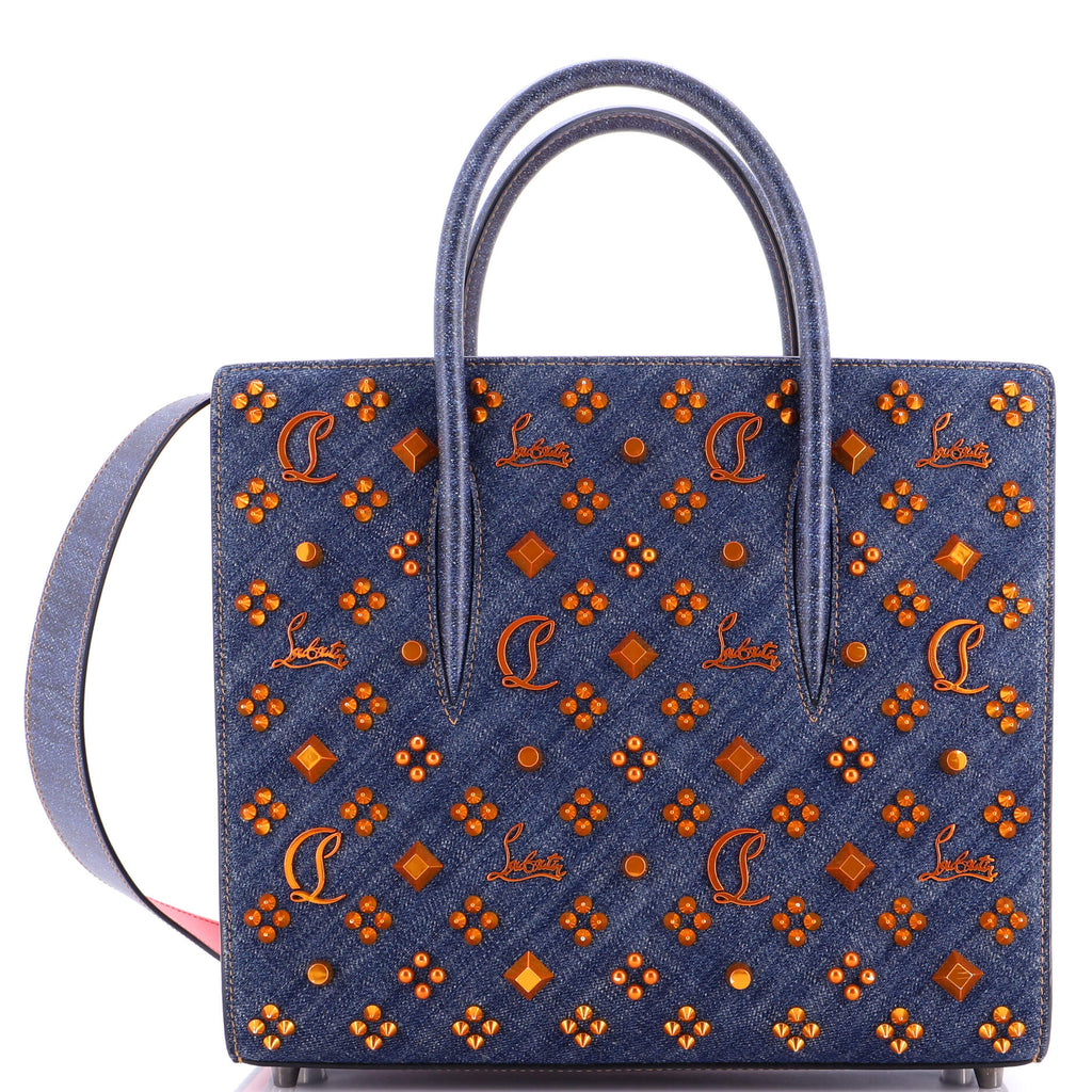 Paloma Tote Embellished Denim Medium