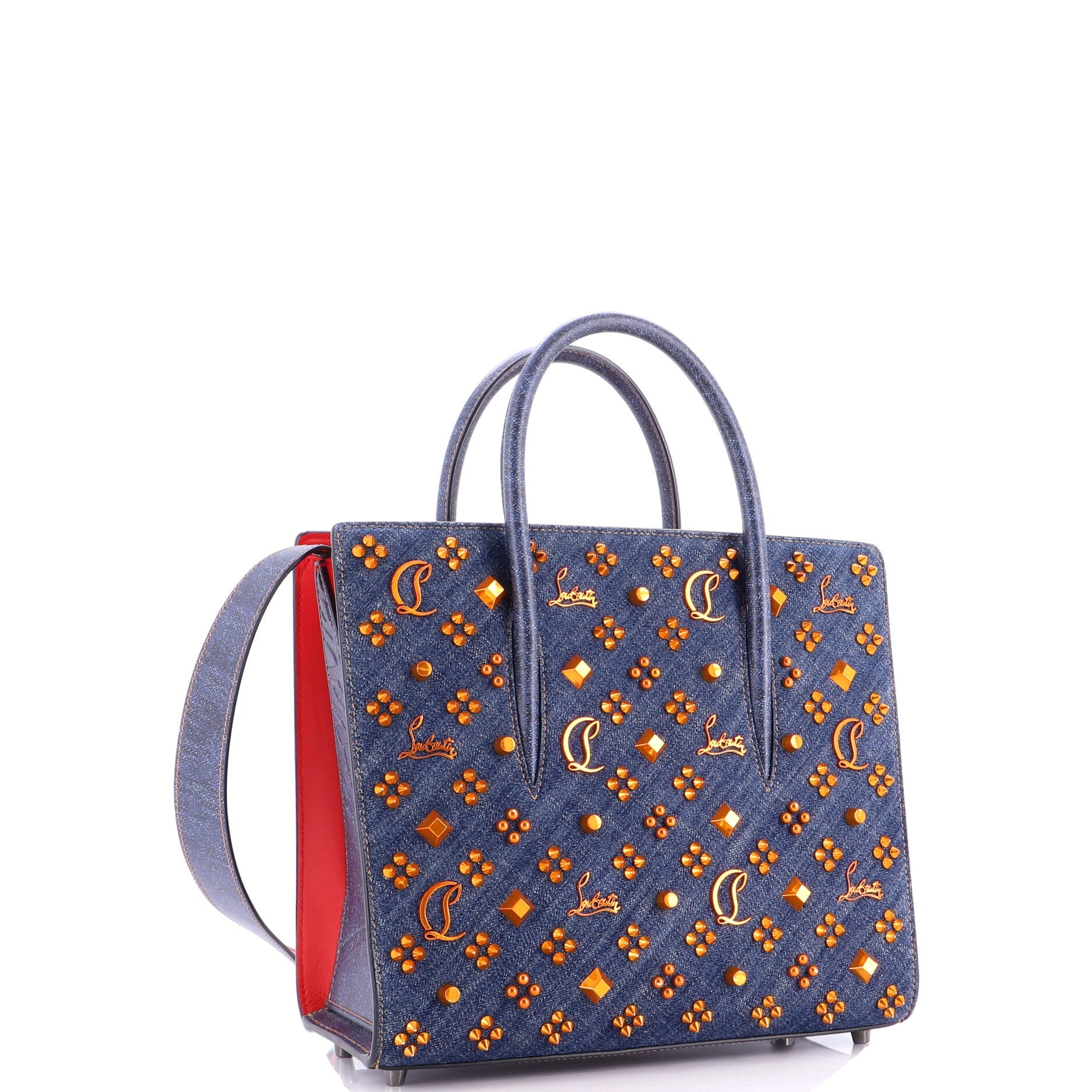 Paloma Tote Embellished Denim Medium