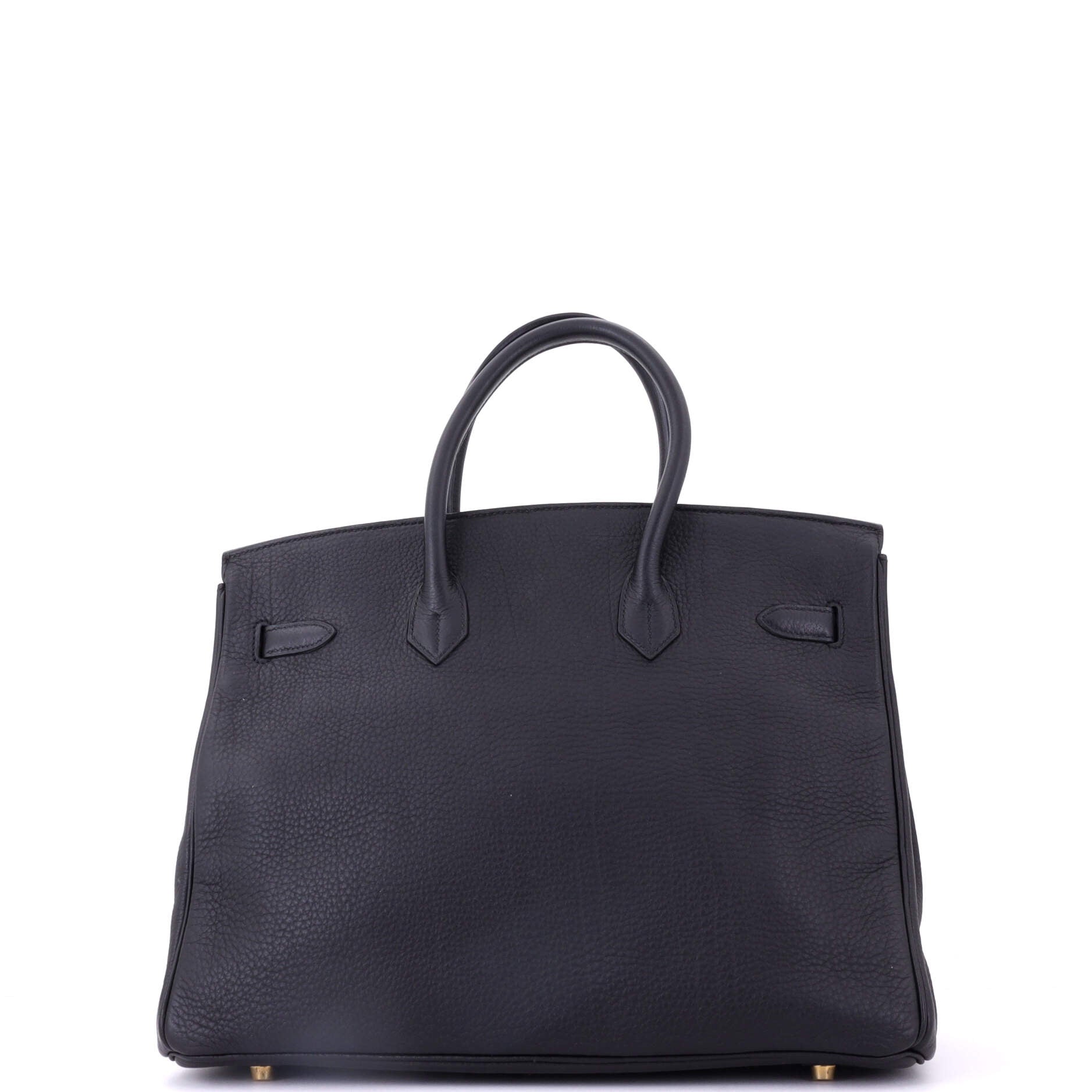 Birkin Handbag Noir Togo with Gold Hardware 35