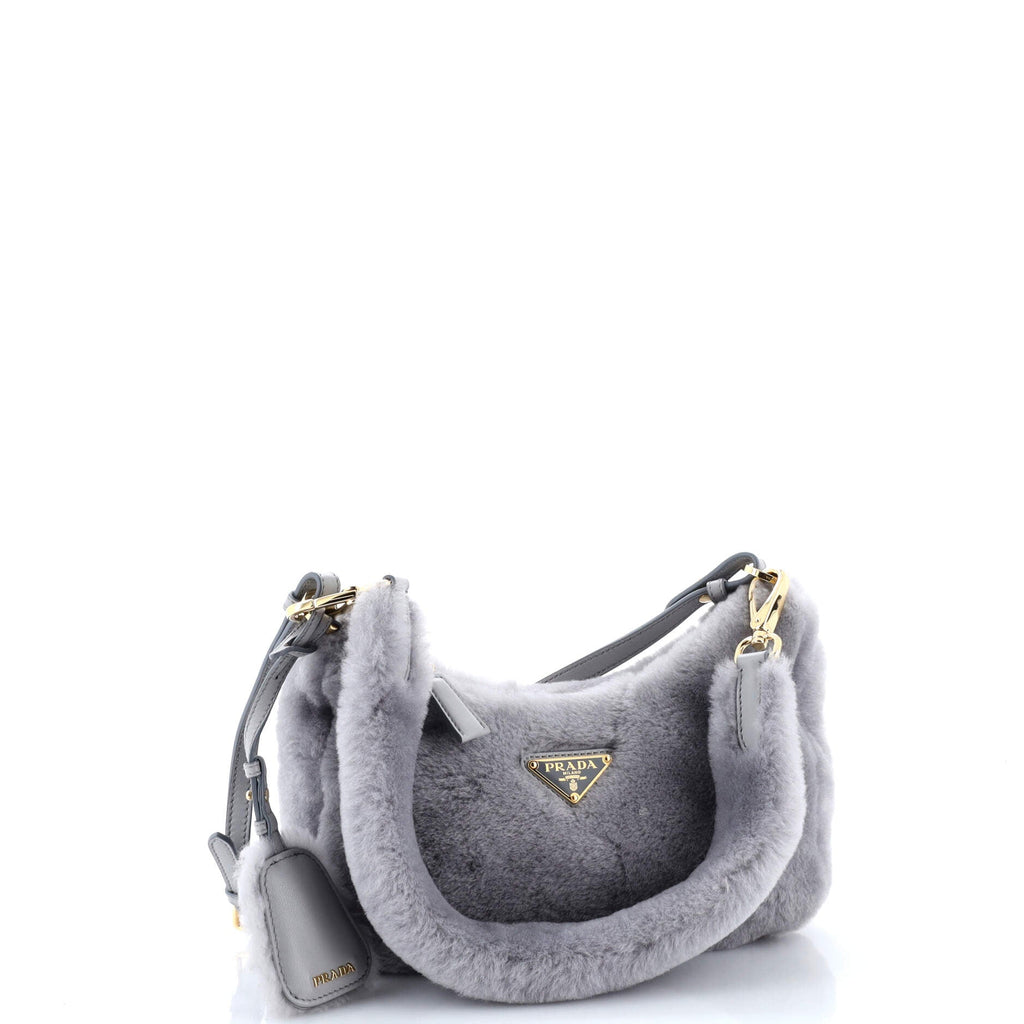 Re-Edition Shoulder Bag Shearling Mini